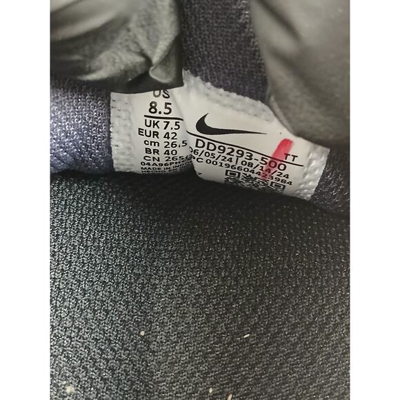 USED Nike Downshifter Mens Running Shoes,UK 7.5 US 8.5-Indigo Haze Gridiron 500 - Picture 3 of 5